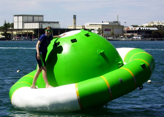 Outdoor Rolling Inflatable Saturn Rocker 3.5m Diameter Stable Welding Temperature