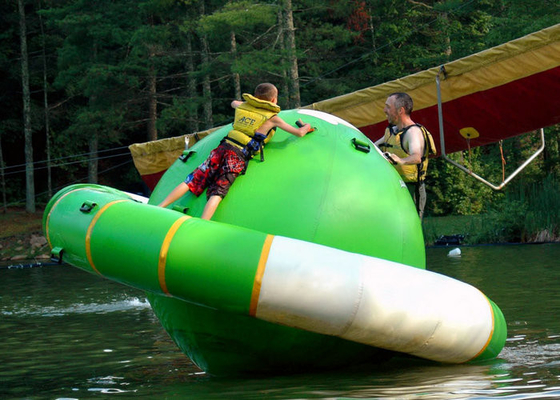 Outdoor Rolling Inflatable Saturn Rocker 3.5m Diameter Stable Welding Temperature