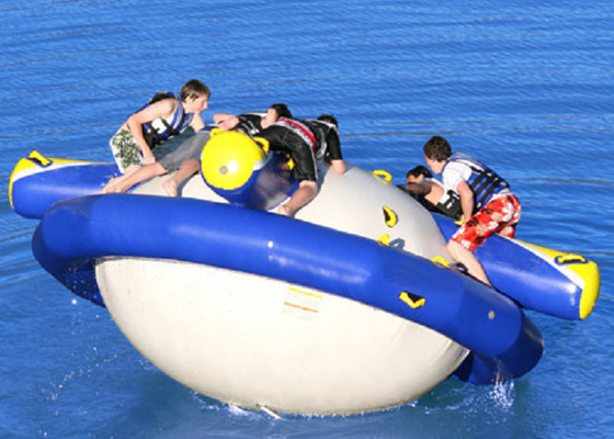 Outdoor Rolling Inflatable Saturn Rocker 3.5m Diameter Stable Welding Temperature