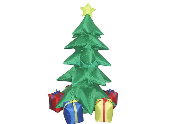 Advertising Promotion Inflatable Christmas Tree PVC Coated Nylon Materials