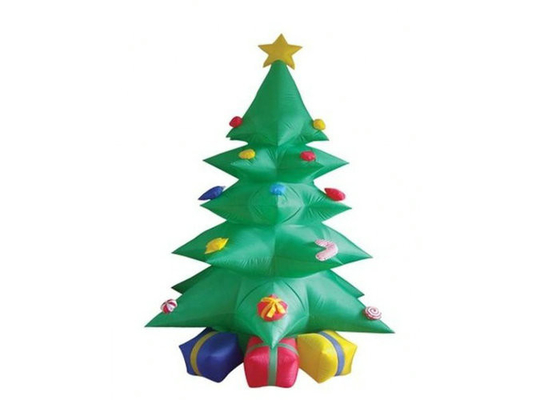 Advertising Promotion Inflatable Christmas Tree PVC Coated Nylon Materials