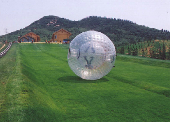 Large Eco Friendly Blow Up Bubble Ball , Inflatable Hamster Ball High Transparency