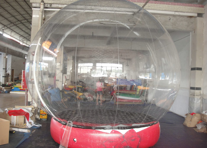 Changeable Color Inflatable Snow Globe Transparent Appearance CE Approved