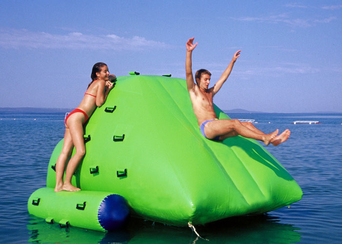 Colorful Inflatable Iceberg 3m 4.5m Customized Height Safe For Fun Playing